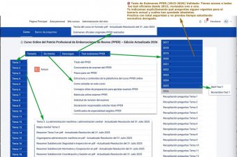 Curso online del PPER (Temario Actualizado Examen Noviembre 2026)